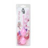 Вагінальні кульки - Silicone Kegel Balls Pink, 29 мм, 60 г