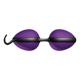Вагінальні кульки - Joyballs secret, violet/black