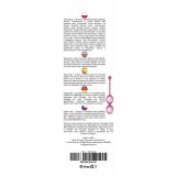 Вагінальні кульки - Silicone Kegel Balls Pink, 29 мм, 60 г