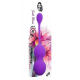 Вагінальні віброкульки - Vibrating Kegel Balls Purple, 32 мм, 80 г