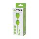 Вагинальные шарики A-Toys By Toyfa, силикон, зеленый, ø 2,7 смВагинальные шарики A-Toys By Toyfa, си