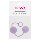 Вагинальные шарики Toy Joy Rock&Roll, 3,5см (сиреневый) Вагинальные шарики Toy Joy Rock&Roll, 3,5см (сиреневый)