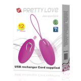 Віброяйце - Pretty Love Jacqueline Vibrating Egg Purple