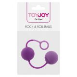Вагинальные шарики Toy Joy Rock&Roll, 3,5см (сиреневый) Вагинальные шарики Toy Joy Rock&Roll, 3,5см (сиреневый)
