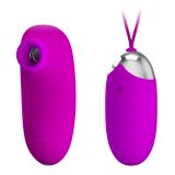 Віброяйце та кліторальний стимулятор - Pretty Love Orthus Multifunctional 2 in 1 Vibrator Purple
