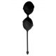 Вагинальные шарики - Silicone Delight Lichee Black