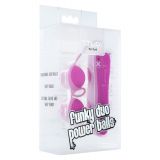 Вагінальні кульки з вібрацією Funky Duo Power Balls 