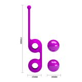 Вагінальні кульки - Pretty Love Kegel Tighten Up Balls III Purple