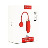 Svakom Ella Vibrating Egg Red віброяйце, 21.5х3.3 см