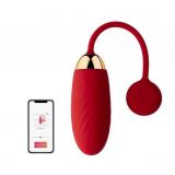 Svakom Ella Vibrating Egg Red віброяйце, 21.5х3.3 см