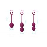 Svakom - Nova Kegel вагинальные шарики со смещенным центром тяжести, 3 шт (фиолетовый)