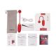 Svakom Ella Vibrating Egg Red віброяйце, 21.5х3.3 см