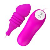 Віброяйце - Vibrating Egg, 12 Speed Vibr, Purple, 8,8x3,4 см