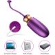 Віброяйце - Vibrating Silicone Love Egg Purple, USB, 10 Function, Heating, Voice Control