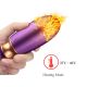 Віброяйце - Vibrating Silicone Love Egg Purple, USB, 10 Function, Heating, Voice Control