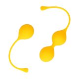 Набір вагінальних кульок - Loveline Silicone Kegel Balls Training Set Carambola