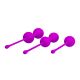 Вагінальні кульки - Pretty Love Kegel Balls Set Pink, 3 шт.