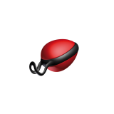 Вагінальна кулька - Joyballs secret single, red/black