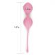 Вагінальні кульки - iWhizz Luna Kegel Ball 7.8" Pink Вагінальні кульки - iWhizz Luna Kegel Ball 7.8" Pink