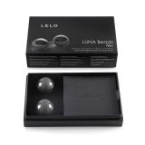 Lelo Luna Beads Noir - Вагинальные шарики со смещенным центром тяжести, 3 см (черные)