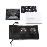 Lelo Luna Beads Noir - Вагинальные шарики со смещенным центром тяжести, 3 см (черные)