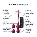Вагінальні кульки - Satisfyer Love Birds Vary (App)