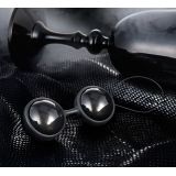 Lelo Luna Beads Noir - Вагинальные шарики со смещенным центром тяжести, 3 см (черные)