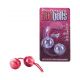Вагинальные шарики - Marbilized Duo Balls, красный