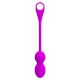 Вагінальні кульки - Pretty Love Elvira Phone control vibro balls Purple