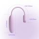 Смарт-виброяйцо Svakom Plume Pastel Lilac, 2 мотора, мягкий кончик для стимуляции клитора