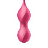 Вагинальные смарт-шарики с вибрацией Satisfyer Love Birds 2 Connect App Red, 86 г, пульт ДУ