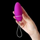 Lelo Luna Smart Bead Deep Rose - вагінальний тренажер з вібрацією, 8,2х3, 4 см