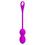 Вагінальні кульки - Pretty Love Elvira Phone control vibro balls Purple