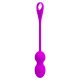 Вагінальні кульки - Pretty Love Elvira Phone control vibro balls Purple