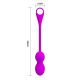 Вагінальні кульки - Pretty Love Elvira Phone control vibro balls Purple
