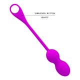 Вагінальні кульки - Pretty Love Elvira Phone control vibro balls Purple