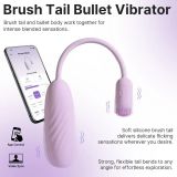 Смарт-виброяйцо Svakom Plume Pastel Lilac, 2 мотора, мягкий кончик для стимуляции клитора