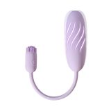 Смарт-виброяйцо Svakom Plume Pastel Lilac, 2 мотора, мягкий кончик для стимуляции клитора