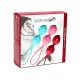 Вагінальні кульки Satisfyer V Balls (3 пари), діаметр 3,4см, маса 79-114-150г, монолітні