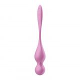 Вагинальные смарт-шарики с вибрацией Satisfyer Love Birds 1 Connect App Pink, 78 г