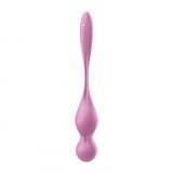 Вагинальные смарт-шарики с вибрацией Satisfyer Love Birds 1 Connect App Pink, 78 г