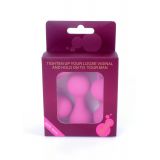 Набір вагінальних кульок - Silicone Kegal Balls Set Pink
