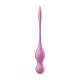Вагинальные смарт-шарики с вибрацией Satisfyer Love Birds 1 Connect App Pink, 78 г