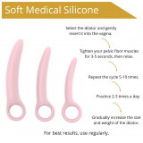 Набір вагінальних розширювачів - Erospace Sweet Play Pelvic Floor Muscles Training Set A13 Набір вагінальних розширювачів - Erospace Sweet Play Pelvic Floor Muscles Training Set A13