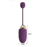 Віброяйце - Pretty Love Abner Vibrating Egg Dark Purple (App)