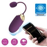 Віброяйце - Pretty Love Abner Vibrating Egg Dark Purple (App)