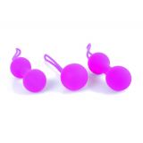 Набір вагінальних кульок - Silicone Kegal Balls Set Purple