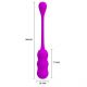 Віброяйце - Pretty Love Lechy Vibrating Egg Purple