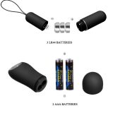 Трусики з вібропулею - Wild Butterfly Black