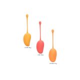 Набір вагінальних кульок - Calexotics Kegel Training Set Mango Набір вагінальних кульок - Calexotics Kegel Training Set Mango